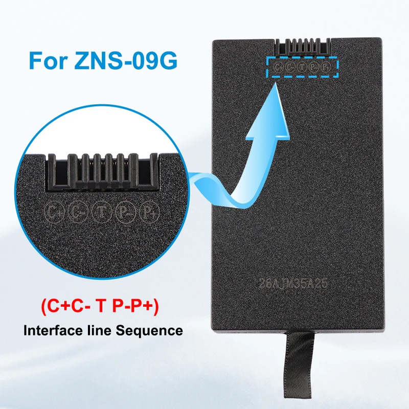 ZNS-09G Replacement Battery For Smart Door Lock