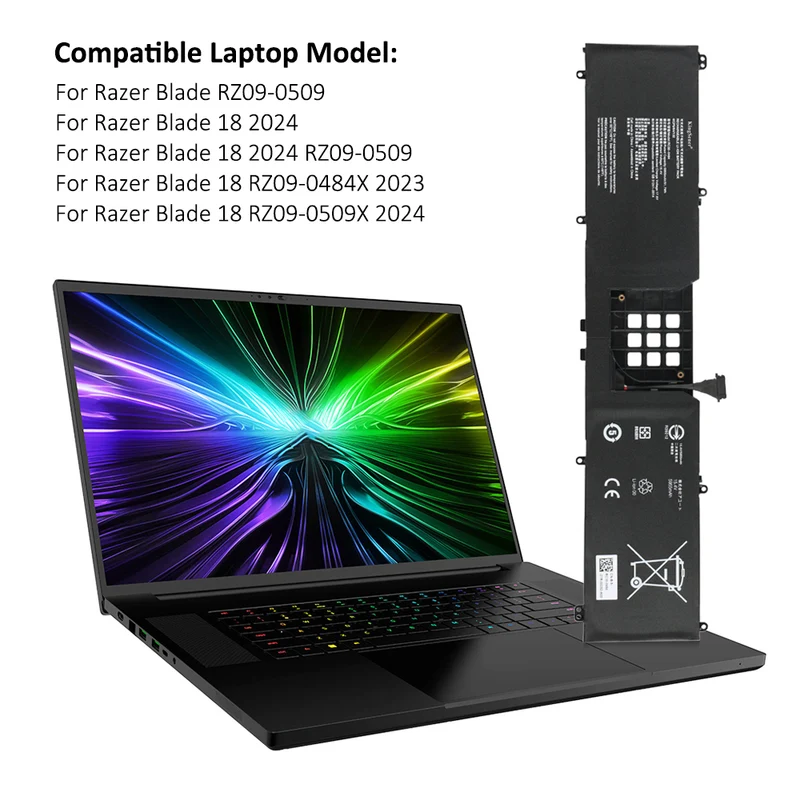 RC30-0484 Laptop Battery Razer Blade 18 2024 RZ09-0509