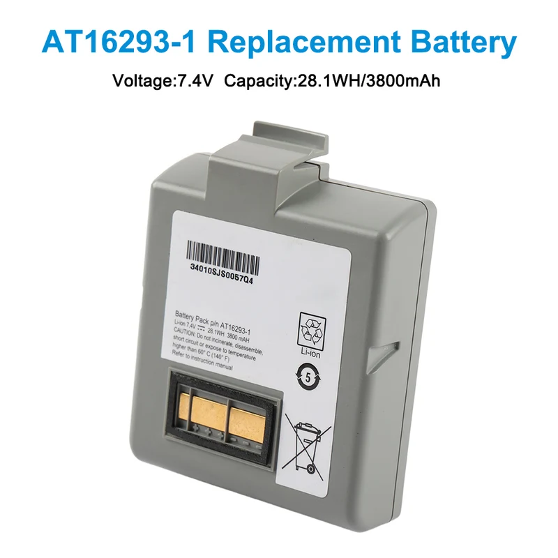 AT16293-1 CT17102-2 Replacement Battery For Zebra RW420 Ql420 plus Mobile Printer