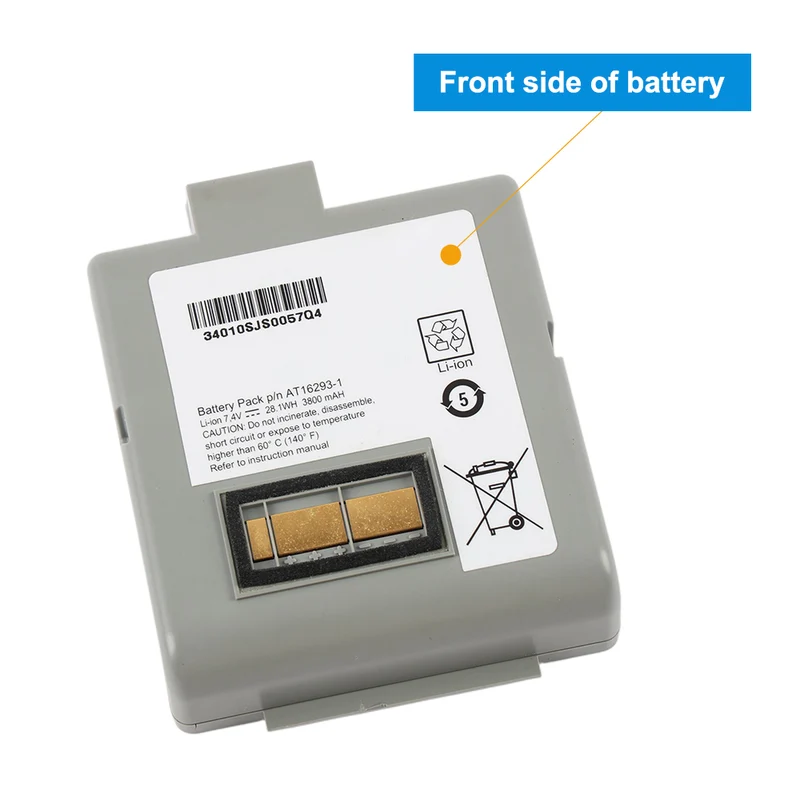 AT16293-1 CT17102-2 Replacement Battery For Zebra RW420 Ql420 plus Mobile Printer