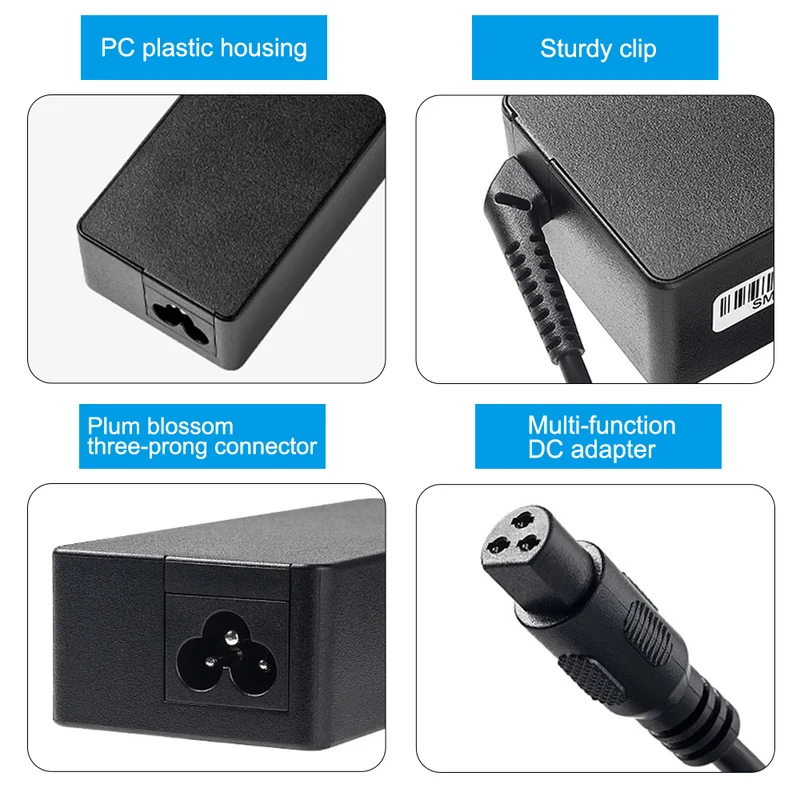 90W 19.5V 4.62A Universal AC Adapter Laptop Charger Compatible with Dell HP Acer Asus Lenovo Notebook