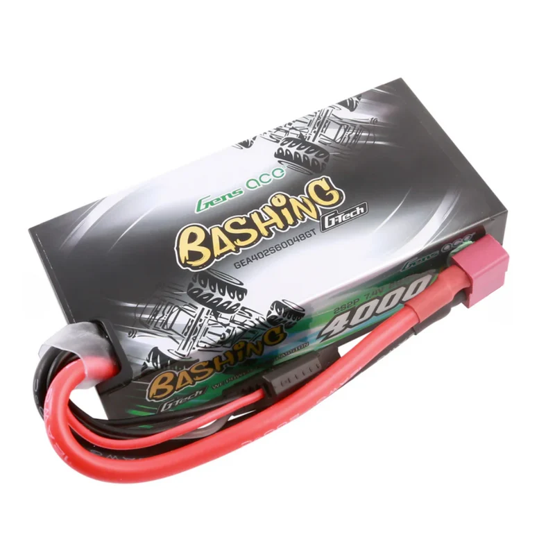 Gens Ace Accu lipo Shorty G-Tech 7.4v 4000mAh 60C Dean GEA402S60D48GT