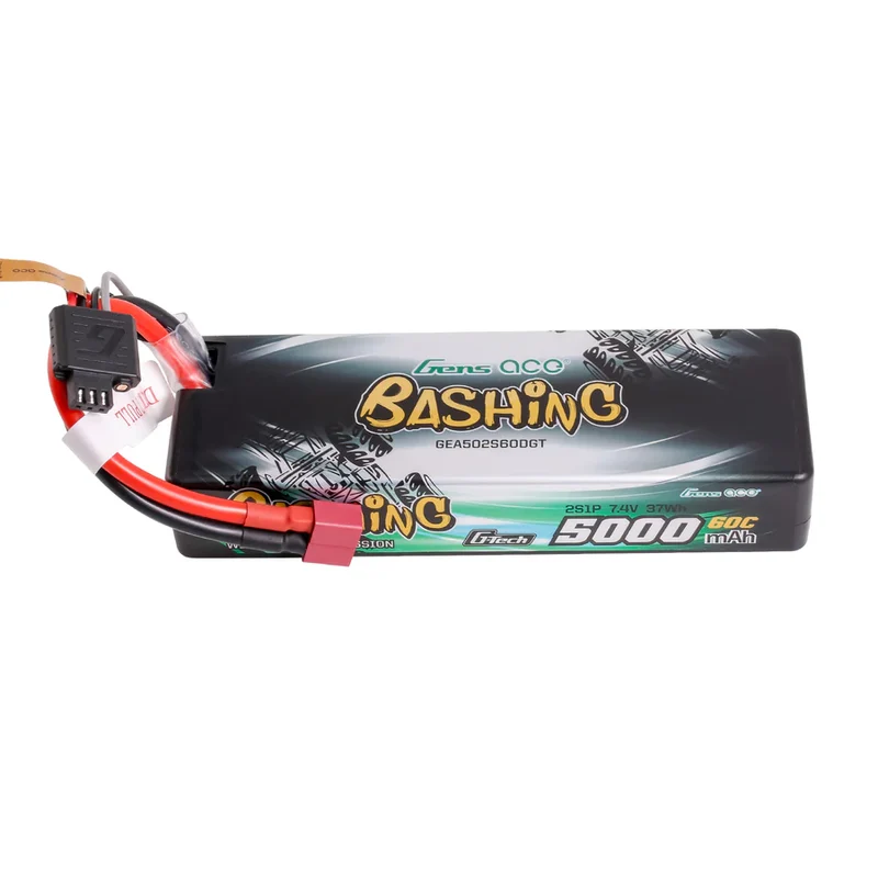 Gens Ace Accu lipo G-Tech 7.4v 5000mAh 60C Dean GEA502S60DGT