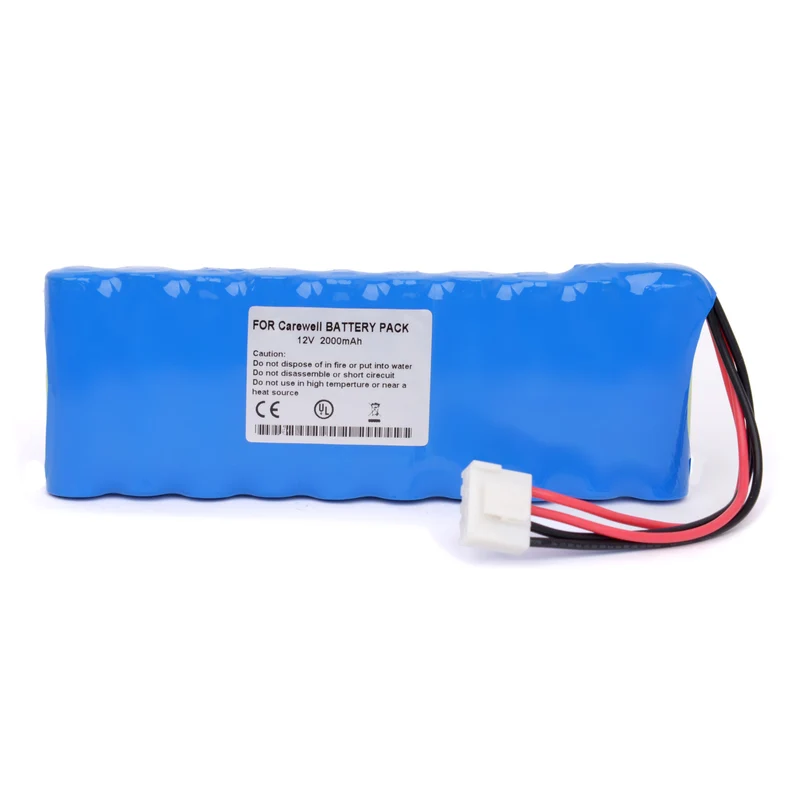 Replacement Battery For ECG-1101G ECG-1101B HX-AA-12-1500 ECG Battery