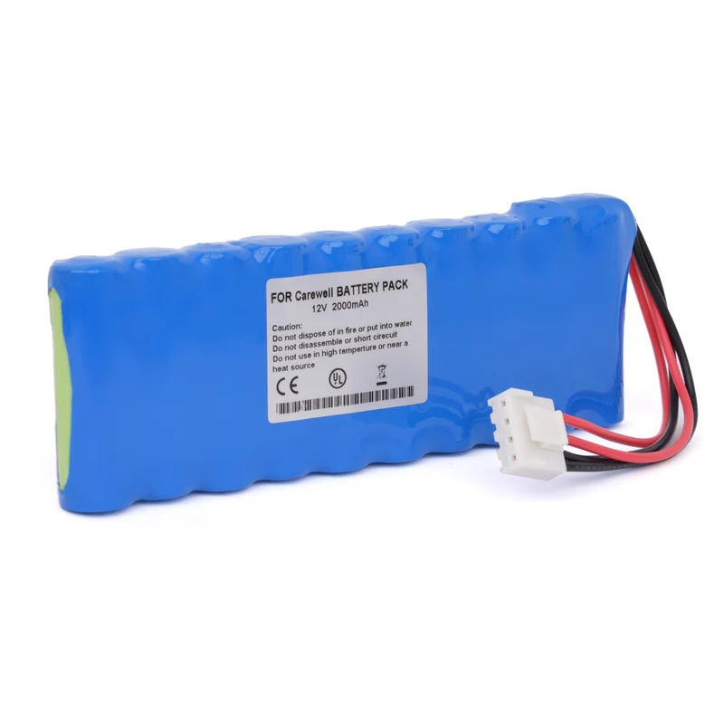 Replacement Battery For ECG-1101G ECG-1101B HX-AA-12-1500 ECG Battery