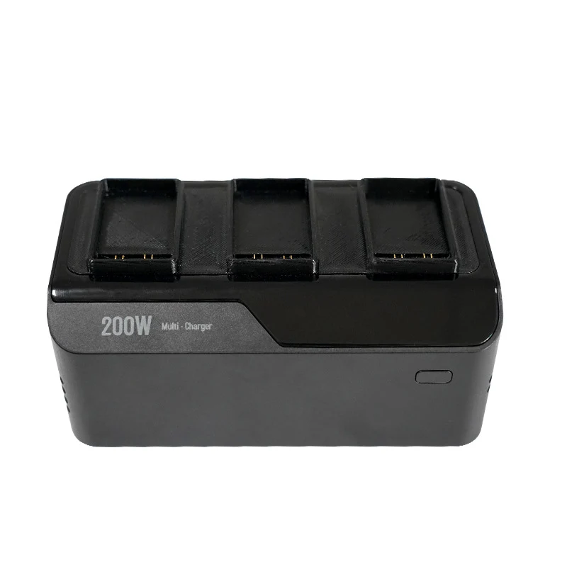 LKTOP 200W 3-Channel Fast Charger Hub for DJI Avata 2 Drone Batteries & PD Devices