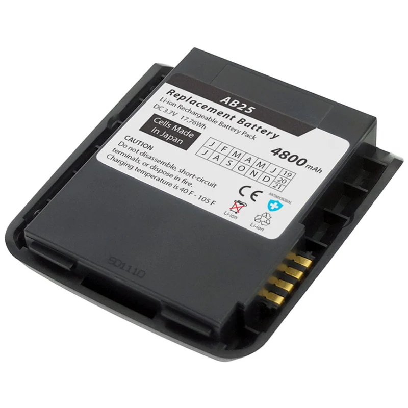 Replacement Battery For Intermec Norand CN50 AB25 Barcode Scanners