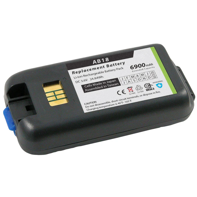 Replacement Battery For Intermec/Norand AB18 Barcode Scanners