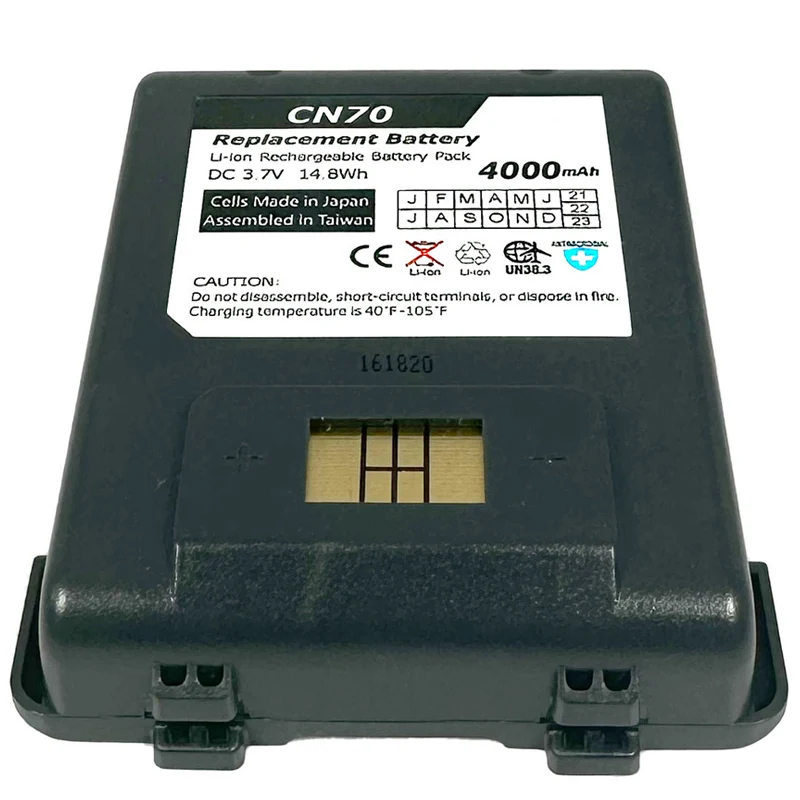 Replacement Battery for the Intermec/Norand CN70 and CN70e Barcode Scanners
