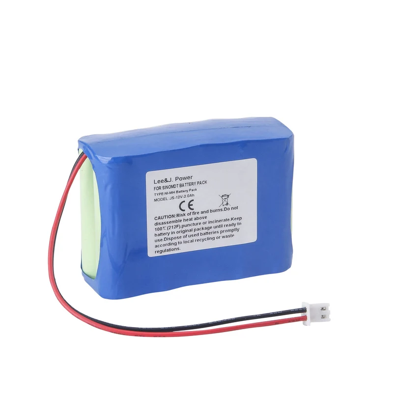 JS-12V-2.0Ah Replacement Syringe Pump Battery For sino SN-50F6 SN-50C6 SN-1500H