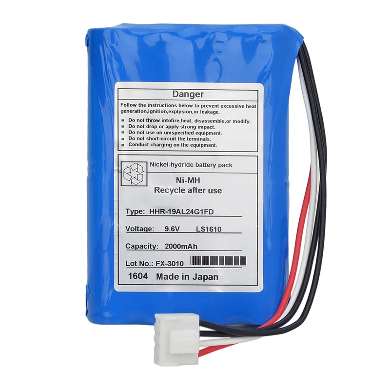 FCP-3610 Replacement Battery For Fukuda FX-3010 HHR-19AL24G1FD LS1610