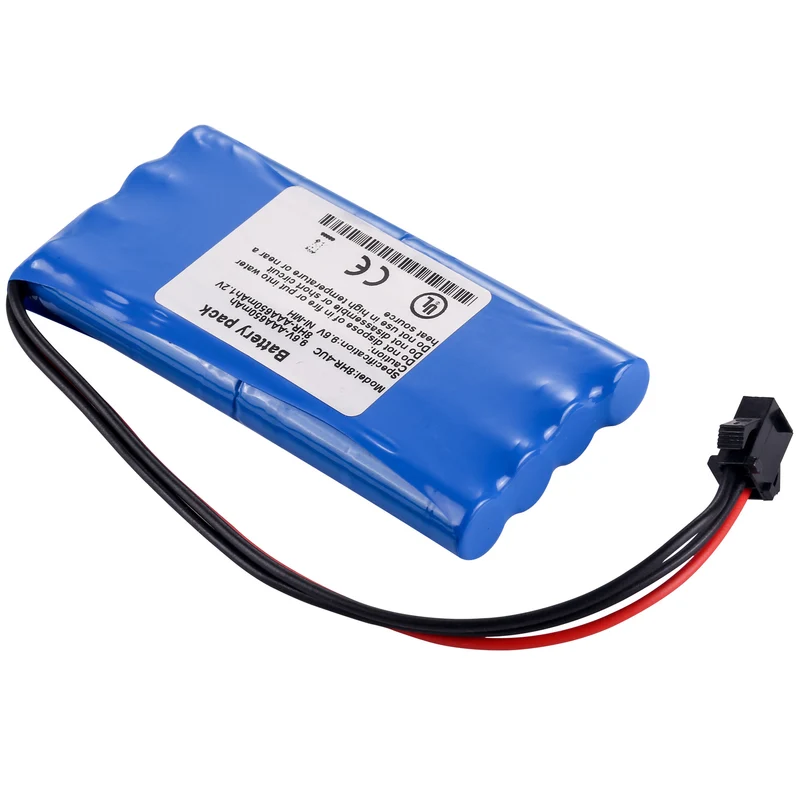 8HR-4UC Battery Replacement For Doppler 8HR-4UC 9.6V-AAA650mAh 8HR-AAA650mAh1.2V