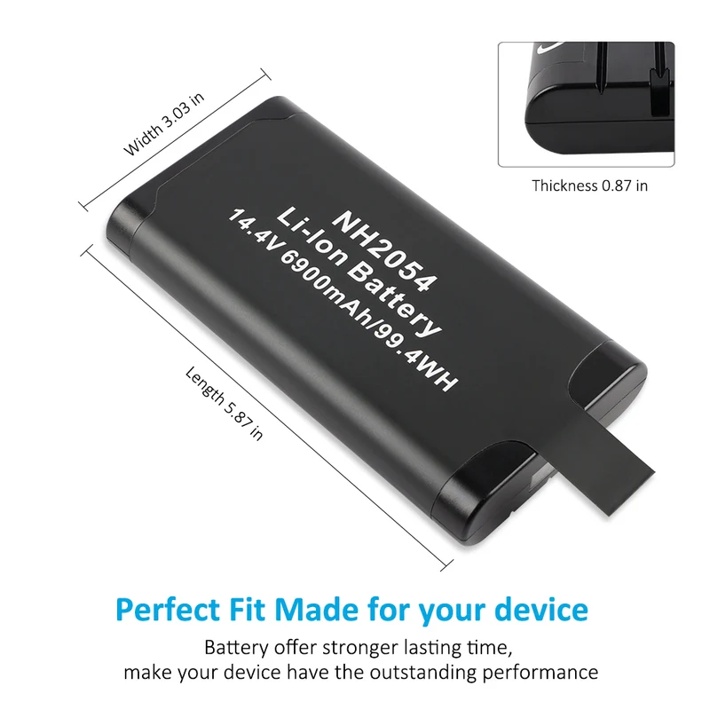 Replacement Battery NH2054 for Sound Devices Mixpre 10T lI 833 6900mAh
