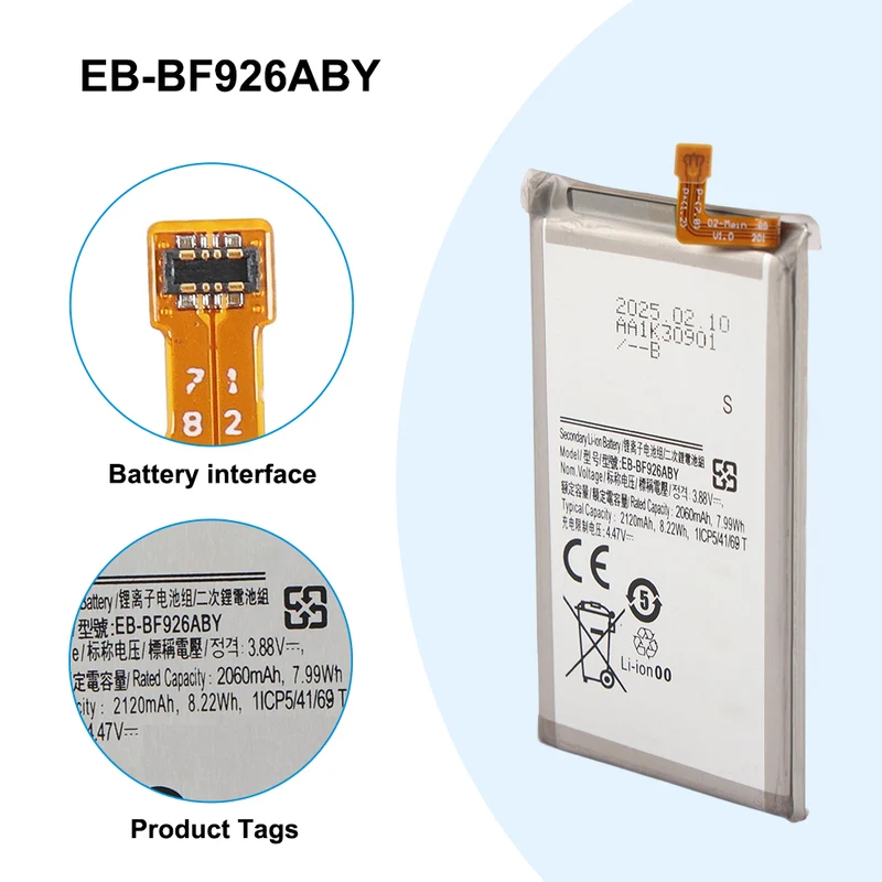 EB-BF926ABY EB-BF927ABY Replacement Battery For Galaxy Z Fold 3 5G F926U