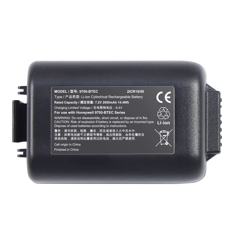 9700-BTEC Replacement Battery For Barcode Scanner Honeywell 9700LP0003Q12E