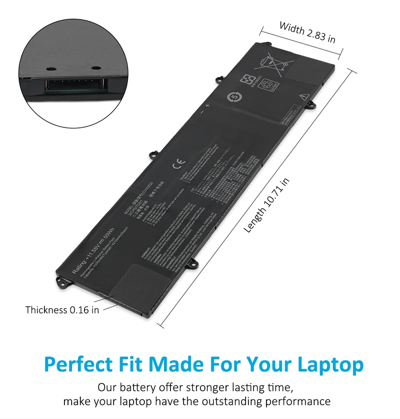 C31N2024 Replacement Battery For Asus Vivo Book 16X K3605VC K3605ZC
