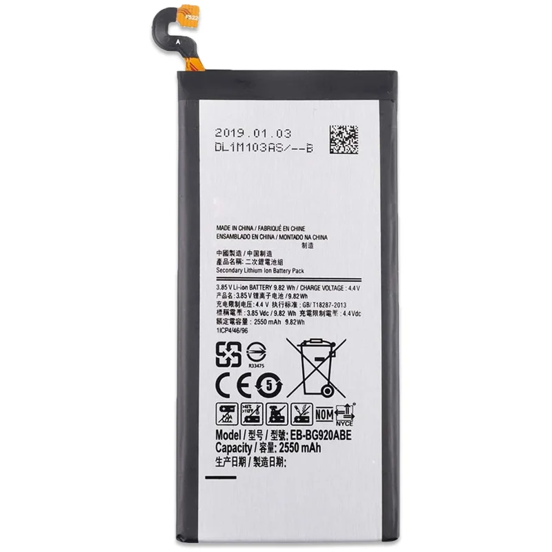 EB-BG920ABE Replacement Battery For Samsung Galaxy S6 SM-G9200