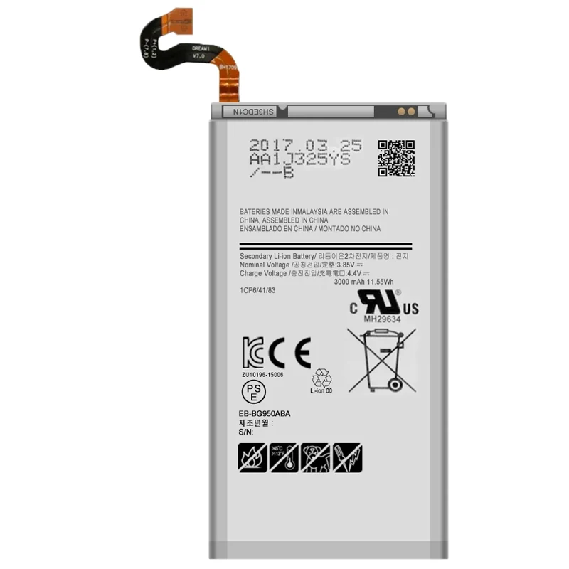 EB-BG950ABA Replacement Battery For Samsung Galaxy S8 G950V SM-G950V