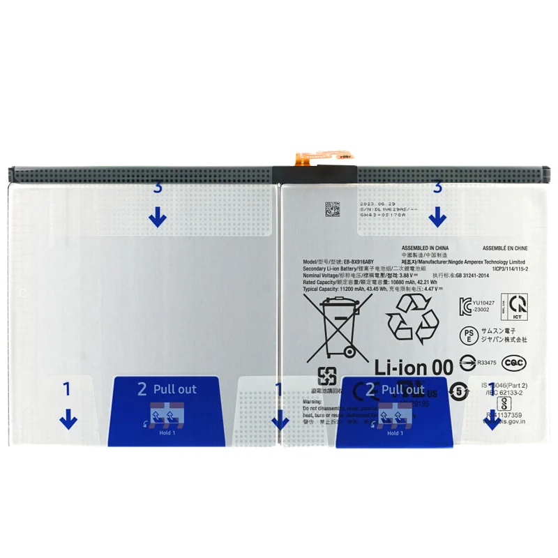 EB-BX916ABY Replacement Battery For Samsung SM-X910/X916