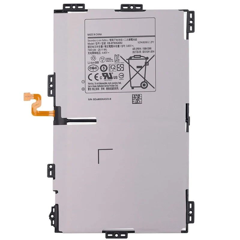EB-BT835ABU Replacement Battery For Samsung Galaxy Tab S4 10.5 SM-T830 T835
