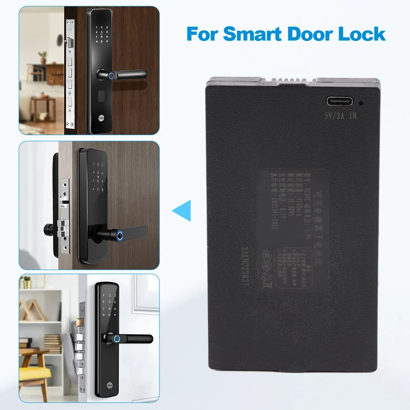 YC04C 4200mAh Replacement Battery For Smart Door Lock