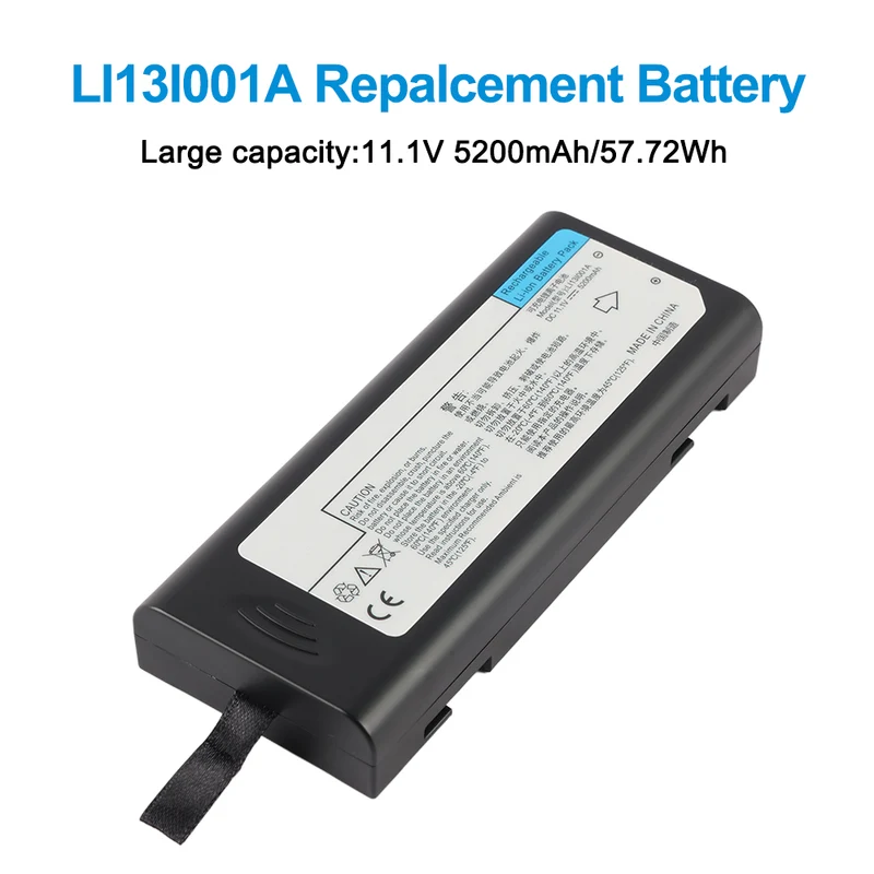 LI13I001A Replacement Battery For MINDRAY ECG Monitor IPM8 IPM10 IPM12