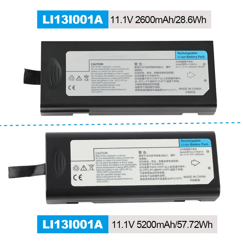 LI13I001A Replacement Battery For MINDRAY ECG Monitor IPM8 IPM10 IPM12