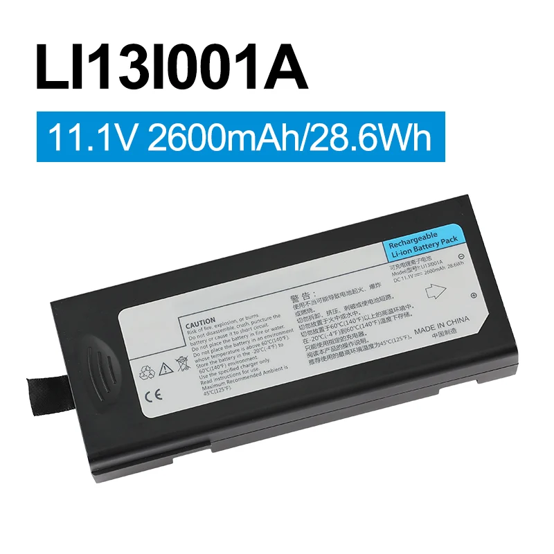 LI13I001A Replacement Battery For MINDRAY ECG Monitor IPM8 IPM10 IPM12