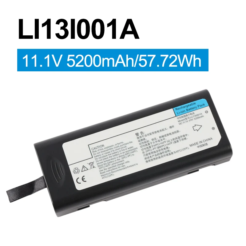 LI13I001A Replacement Battery For MINDRAY ECG Monitor IPM8 IPM10 IPM12
