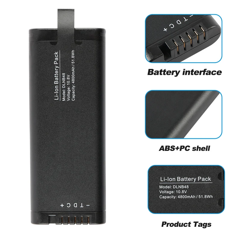 DLNB48 Li-lon Handheld Oscilloscope Battery For Rohde & Schwarz RTH1002 RTH1004