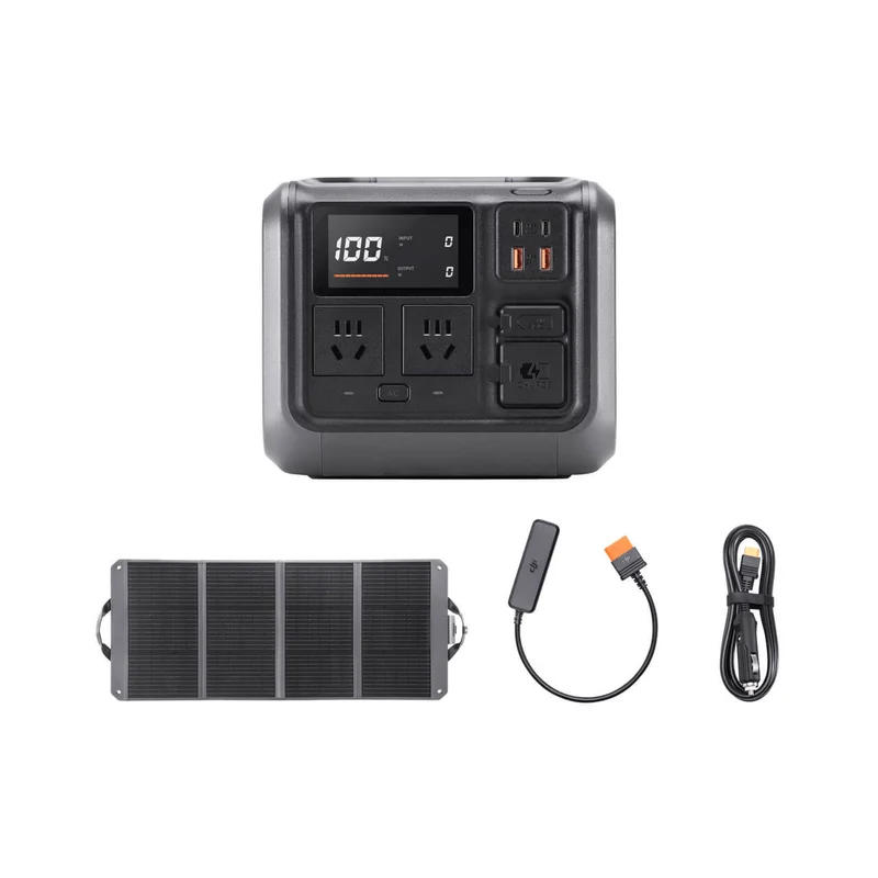 DJI Power 500 Portable Power Station 1000W Output Solar Charging Compatible