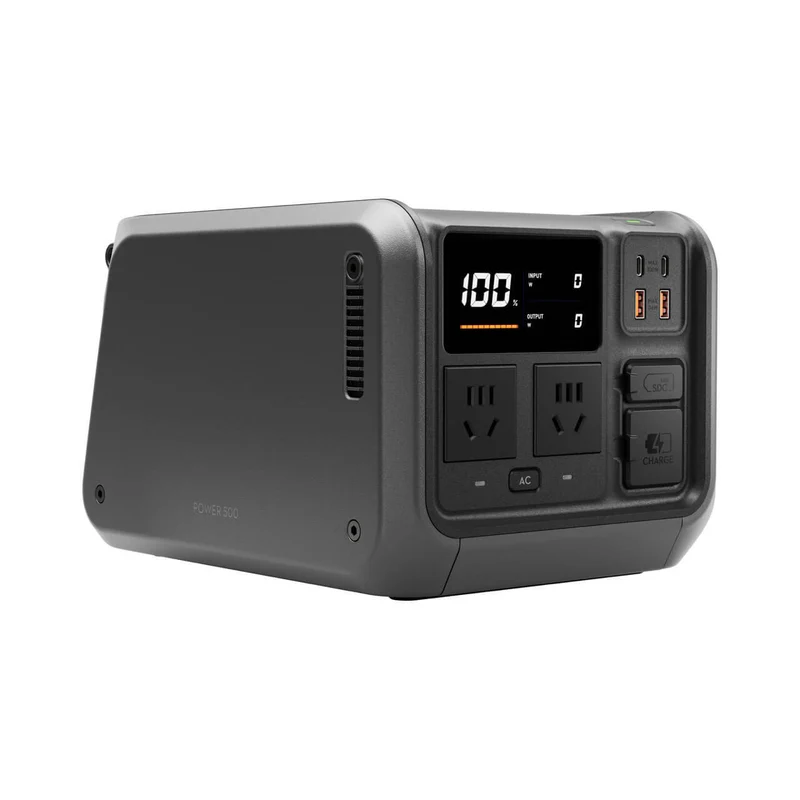 DJI Power 500 Portable Power Station 1000W Output Solar Charging Compatible