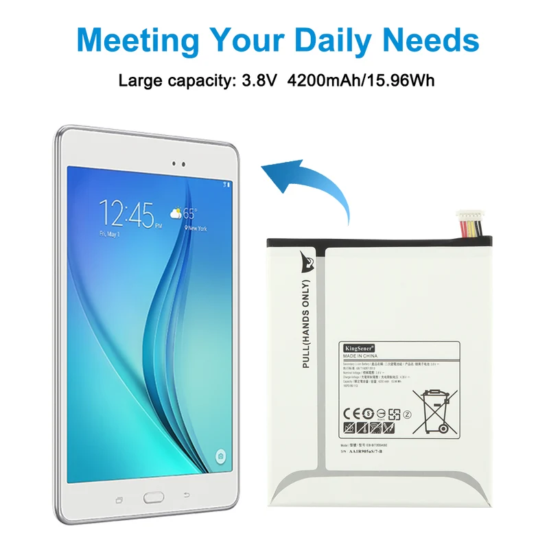EB-BT355ABE Replacement Battery For Samsung Galaxy Tab A 8.0 SM-T350