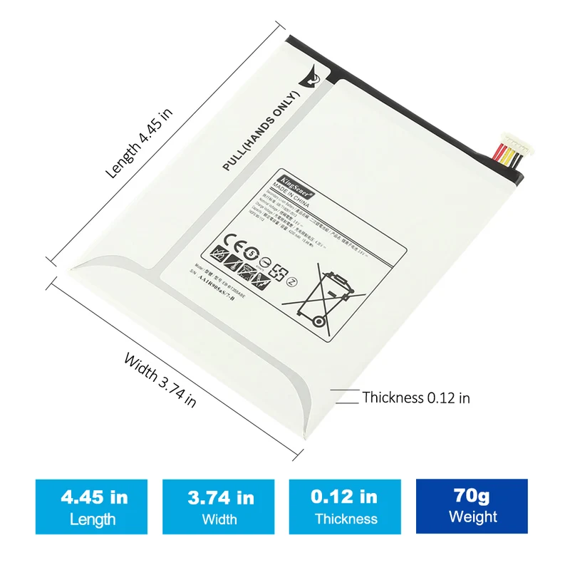 EB-BT355ABE Replacement Battery For Samsung Galaxy Tab A 8.0 SM-T350