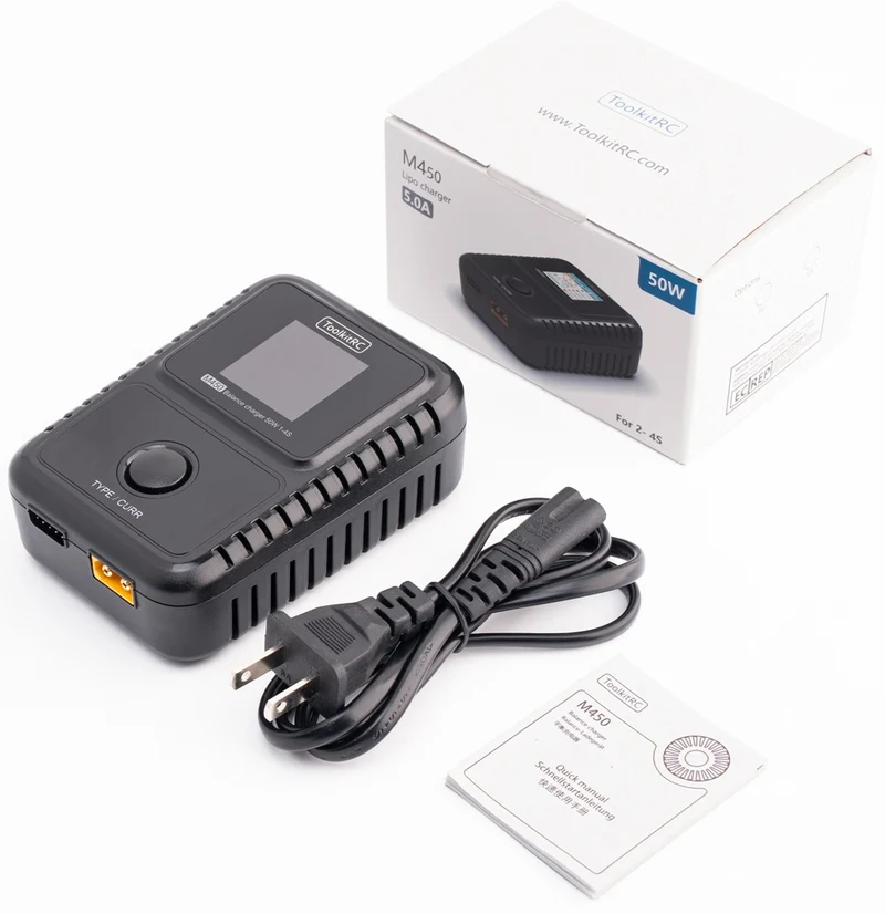 ToolkitRC Chargeur M450 2-4S 5A 50W AC TK13300
