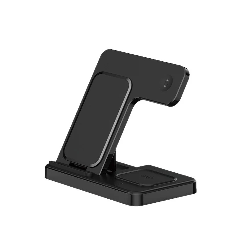 3-in-1 Wireless Charger for iPhone/Apple Watch/AirPods, Fast Charging Foldable Stand