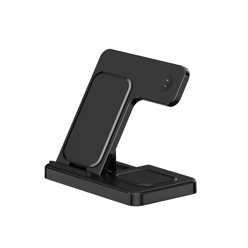 3-in-1 Wireless Charger for iPhone/Apple Watch/AirPods, Fast Charging Foldable Stand