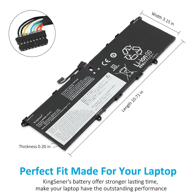 L20C4PD2 Replacement battery For Lenovo ThinkBook 14p G2 ACH