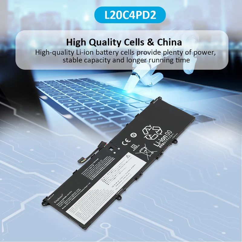 L20C4PD2 Replacement battery For Lenovo ThinkBook 14p G2 ACH