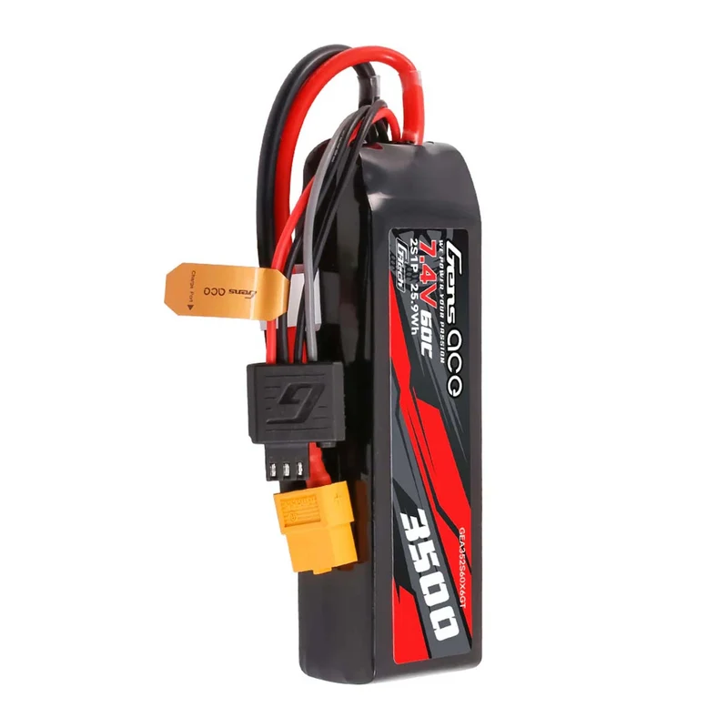 Gens Ace Accu lipo G-Tech 7.4v 3500mAh 60C XT60 GEA352S60X6GT