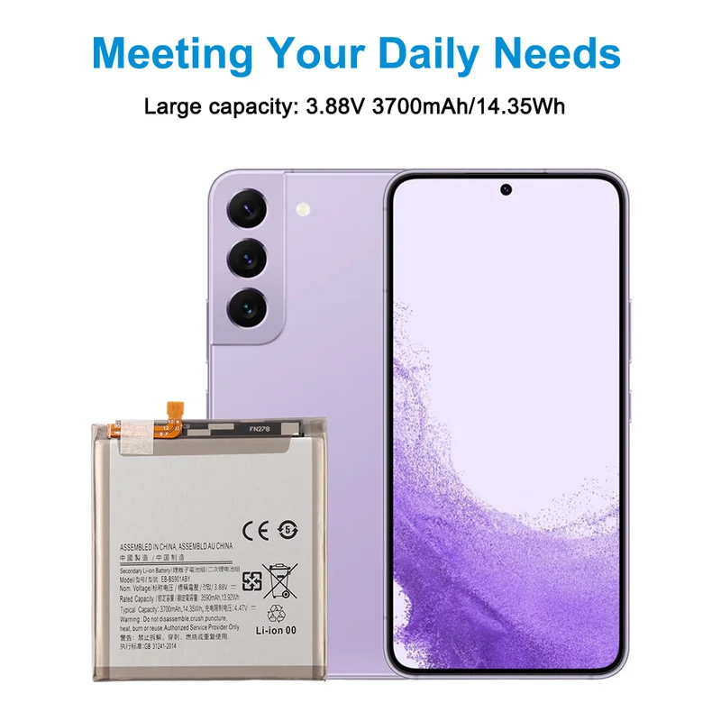 EB-BS901ABY Replacement Battery for Samsung Galaxy S22 5G S901B