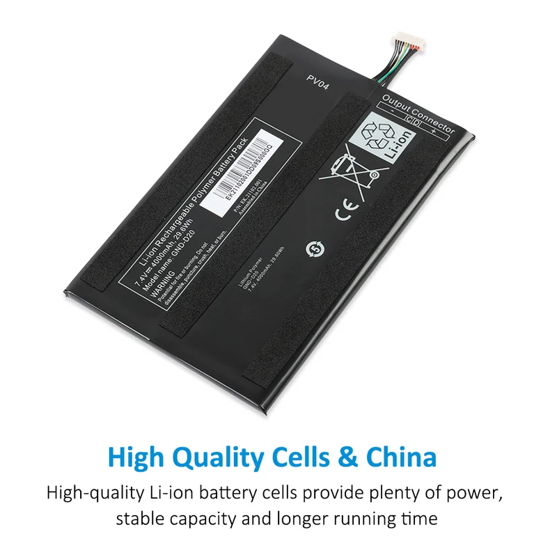 GNG-D20 Replacement Battery For Gigabyte S1080 S1081 Series Tablet PC