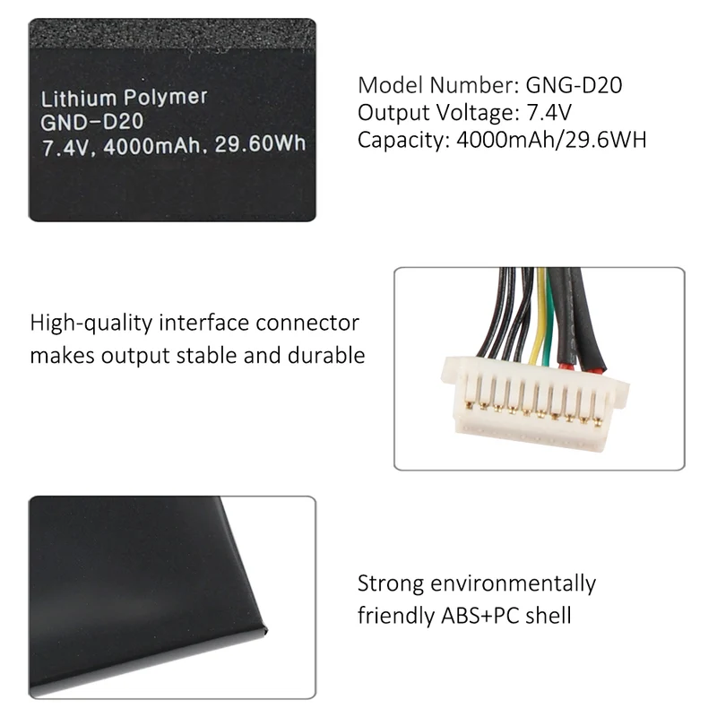 GNG-D20 Replacement Battery For Gigabyte S1080 S1081 Series Tablet PC