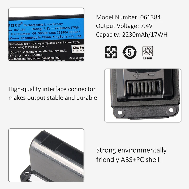 EU 061384 Speaker Battery 061385 061386 063404 063287 For BOSE SoundLink Mini I
