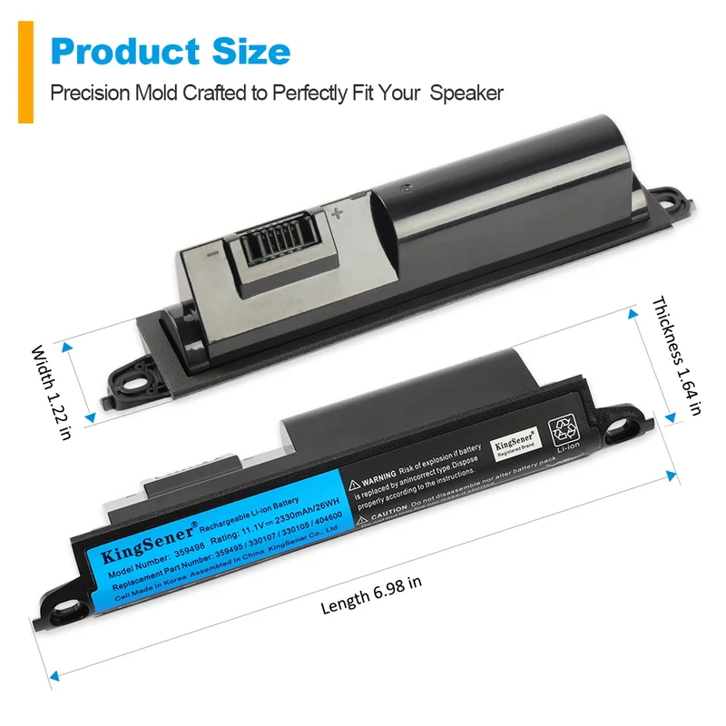 359498 Battery for Bose SoundLink III Speaker 11.1V 26Wh