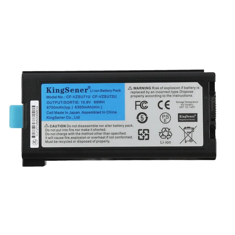 CF-VZSU71U Replacement Battery for Panasonic Toughbook CF-30 CF-31 CF-53 — 10.8V 69Wh