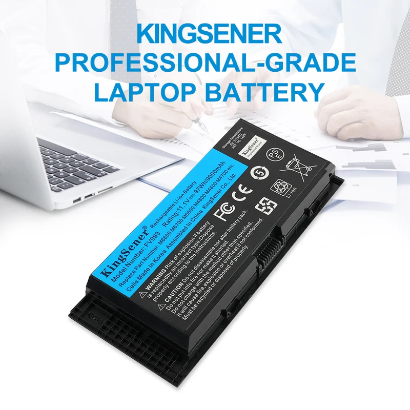 FV993 Battery for Dell Precision M6600 M6700 M6800 M4800 M4600 M4700 — 11.1V 97Wh