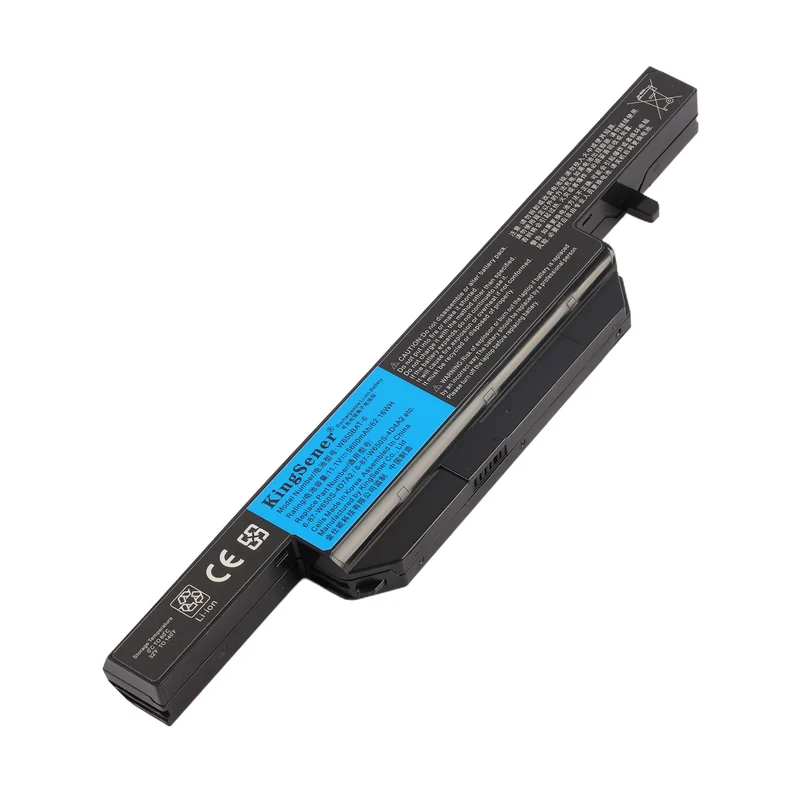 W650BAT-6 Battery for Hasee K610C K650D G150SG & Clevo W650S — 11.1V 48.84Wh / 62.16Wh
