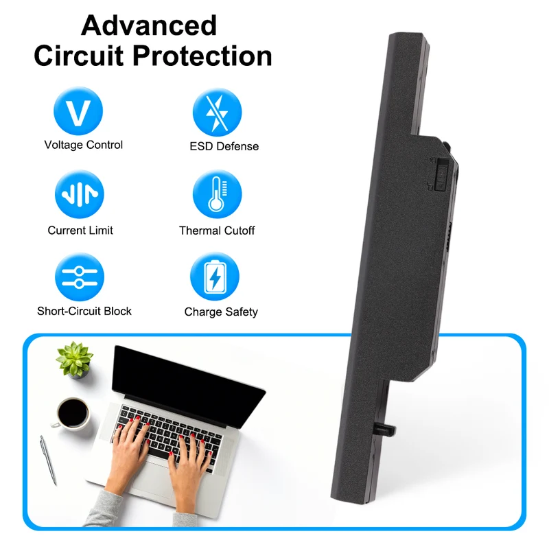 W650BAT-6 Battery for Hasee K610C K650D G150SG & Clevo W650S — 11.1V 48.84Wh / 62.16Wh