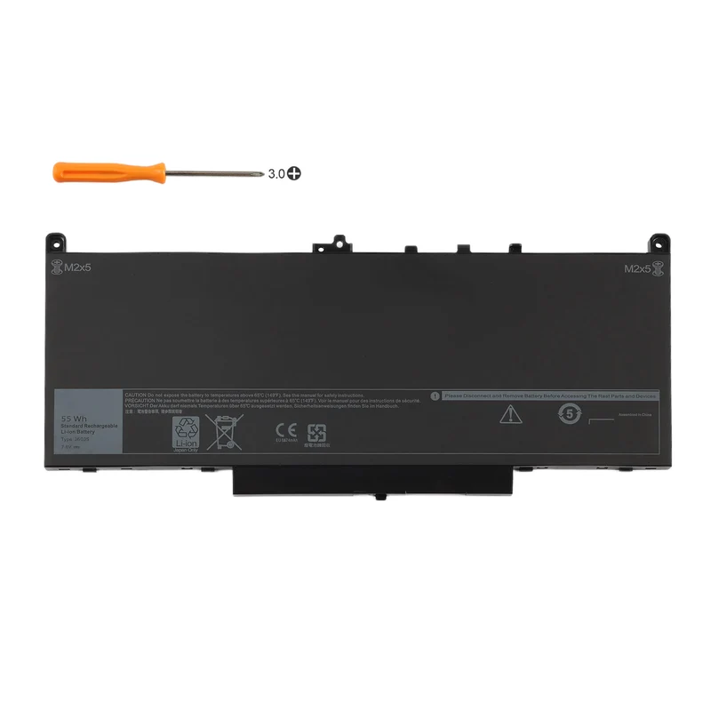 J60J5 55WH Laptop Battery For Dell Latitude E7270 E7470 J60J5 R1V85 MC34Y 242WD | EU Stock